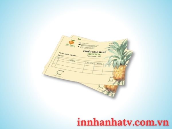 Biểu mẫu giao nhận