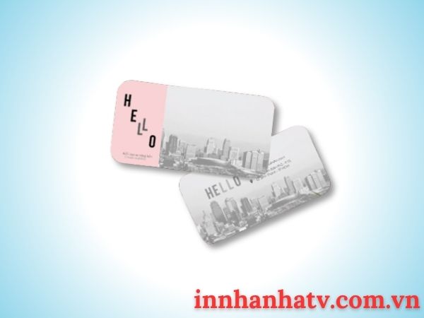 Danh thiếp bo góc chuẩn 