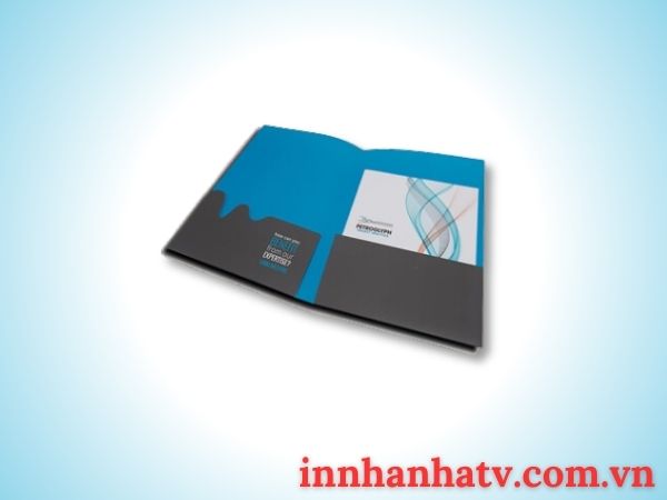 Bìa hồ sơ 2 tay gập