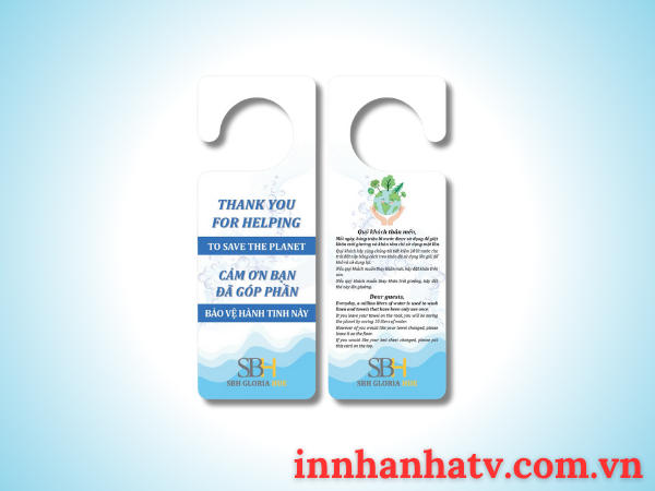 Móc cửa thẻ nhựa 