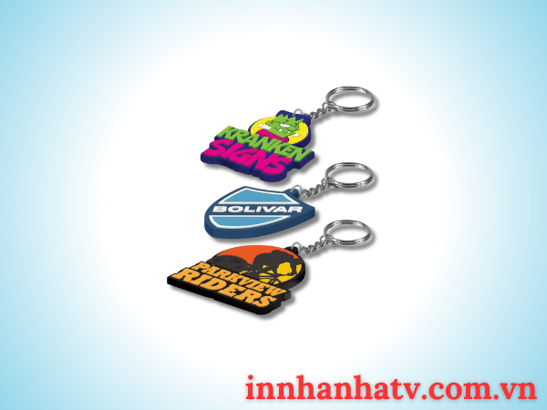 Móc khóa nhựa PVC