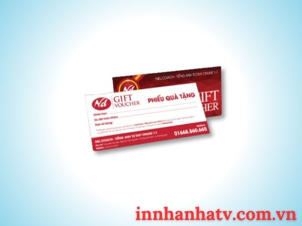 phiếu quà tặng phổ thông