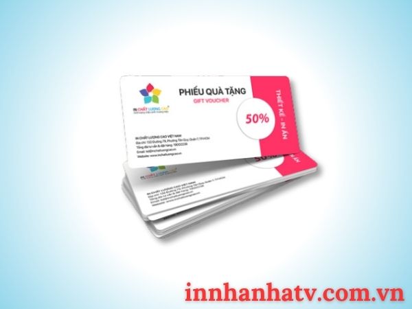 phiếu quà tặng