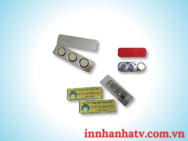  phôi thẻ kẹp kim gài nam châm