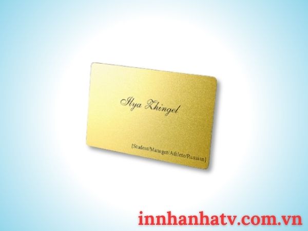 thẻ nhựa ảnh phủ