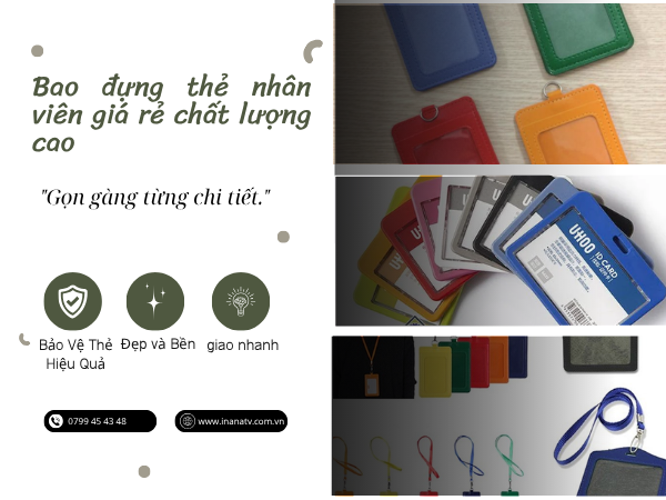 Bao đựng thẻ nhân viên giá rẻ chất lượng cao