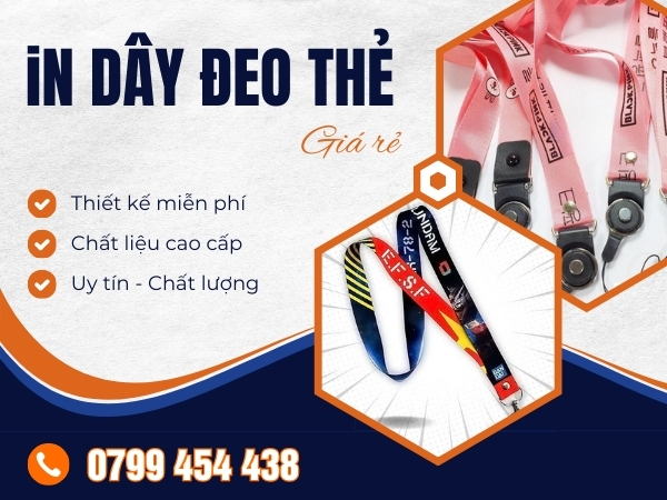 In dây đeo thẻ tại Quảng Ngãi giá gốc tận xưởng không trung gian