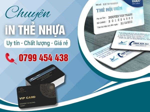 Công ty in thẻ nhựa tại Quảng Trị uy tín tạo nên thương hiệu