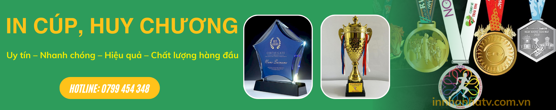 In Cup Huy chương