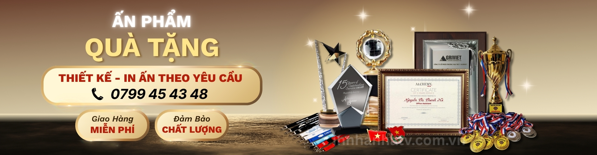 lời kết ấn phẩm quà tặng